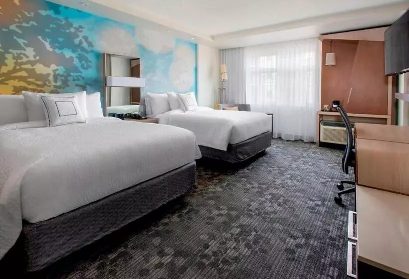 Standard-huone, Courtyard By Marriott Schenectady At Mohawk Harbor