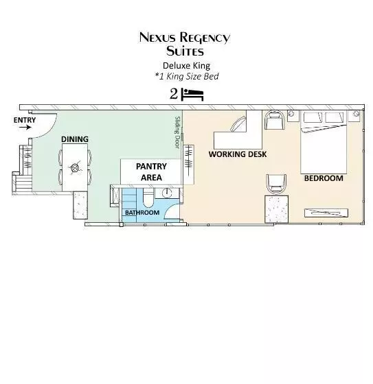 اتاق لوکس با تخت بزرگ, Nexus Business Suite