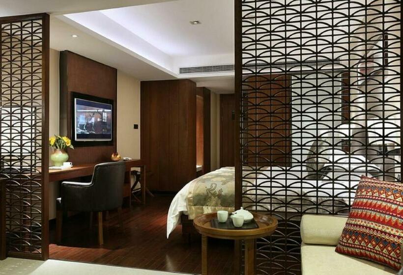 Büyük Çift Kişilik Yataklı Standart Oda, Ssaw Boutique Hotel Hangzhou Wildwind