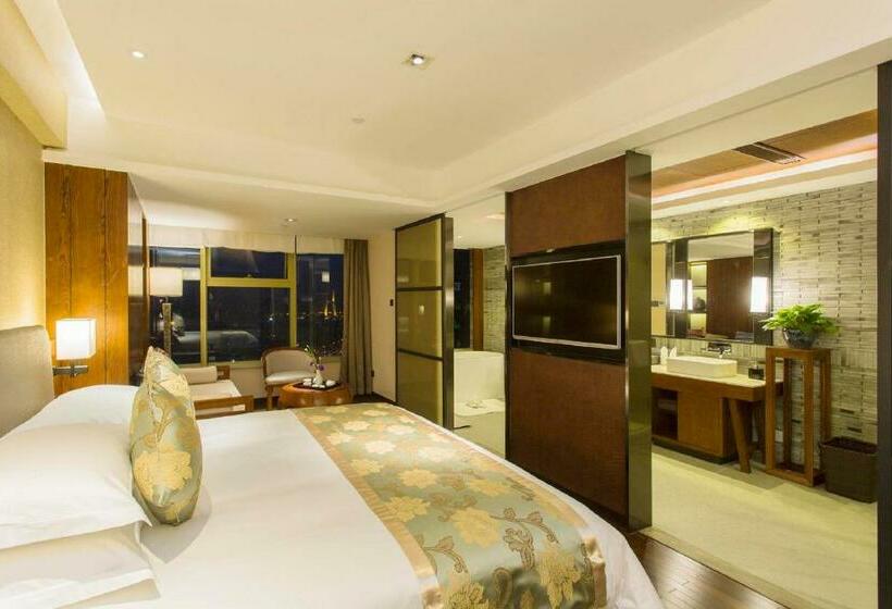 Büyük Çift Kişilik Yataklı Lüks Oda, Ssaw Boutique Hotel Hangzhou Wildwind