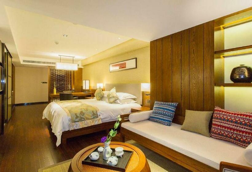 Büyük Çift Kişilik Yataklı Lüks Oda, Ssaw Boutique Hotel Hangzhou Wildwind