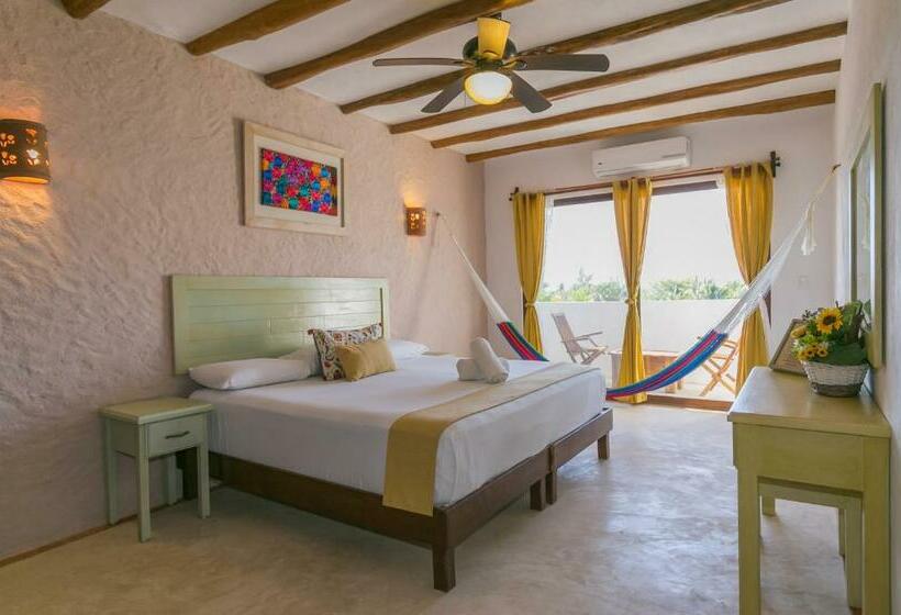 جناح مزوَّد بشرفة, Villas Margaritas Holbox