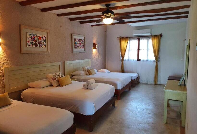 غرفة عائلية, Villas Margaritas Holbox