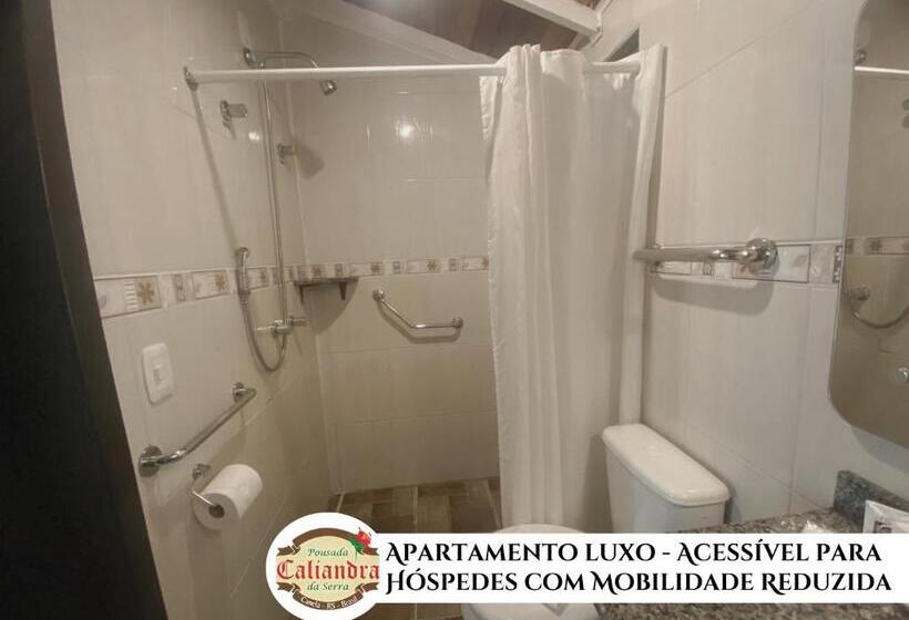 침실 1개 디럭스 아파트, Pousada Caliandra Da Serra