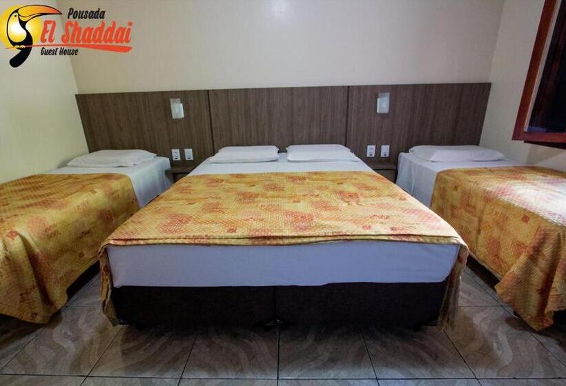 חדר סטנדרט לארבעה, Pousada El Shaddai