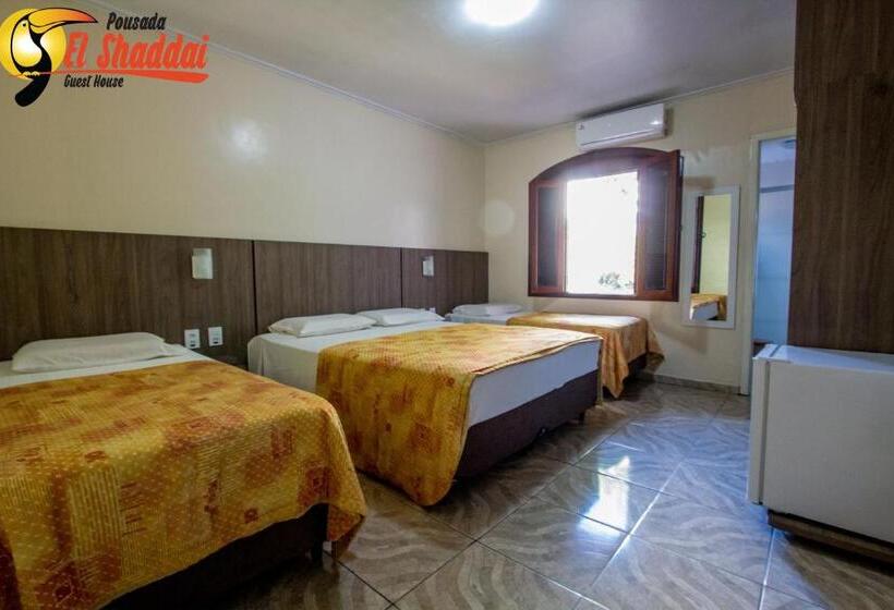 חדר סטנדרט לארבעה, Pousada El Shaddai