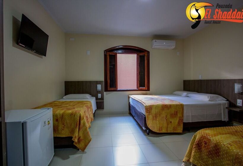 חדר סטנדרט לשלושה, Pousada El Shaddai