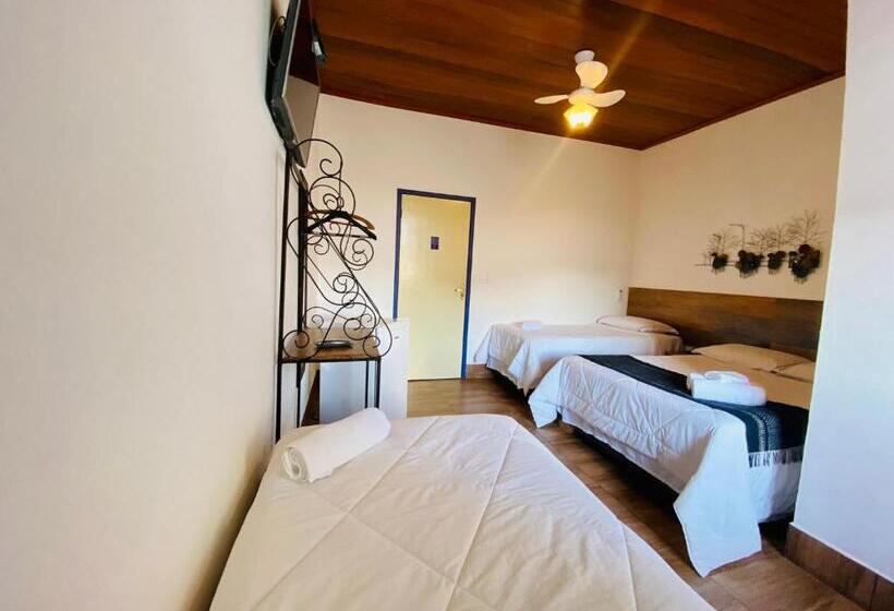 חדר סטנדרט לארבעה, Pousada Solar Das Gerais