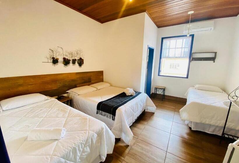 חדר סטנדרט לארבעה, Pousada Solar Das Gerais