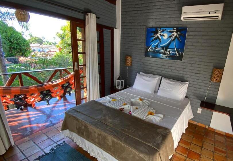 اتاق استاندارد با بالکن, Pousada Pomar Da Pipa