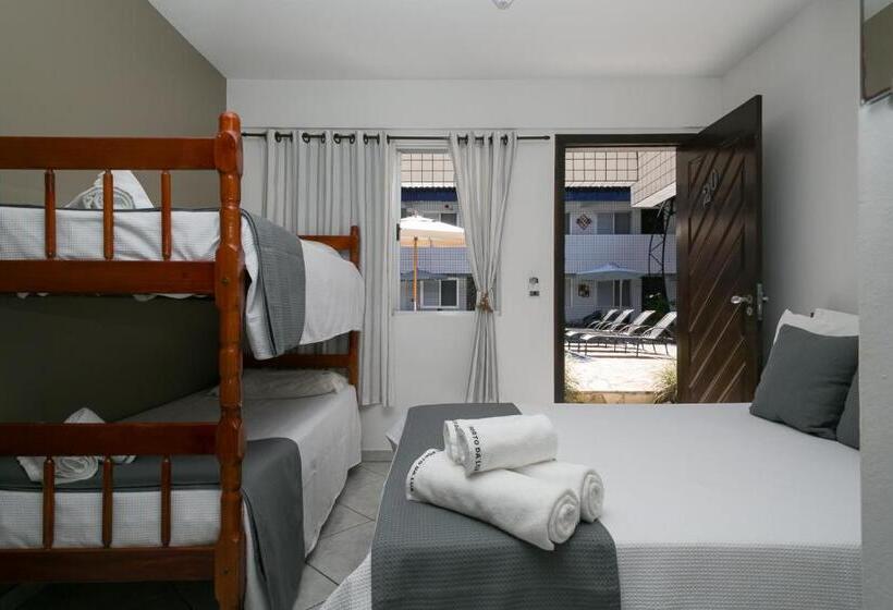 اتاق استاندارد چهار تخته, Pousada Porto Da Lua