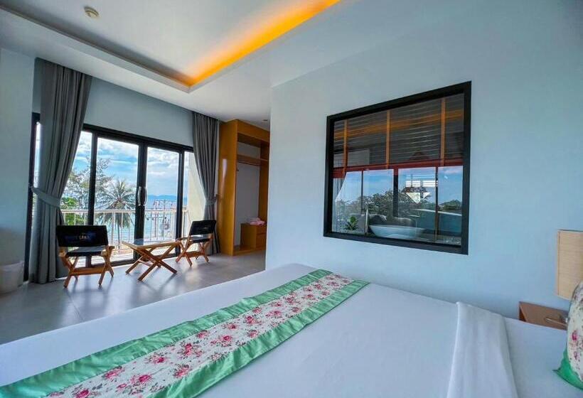 Номер Deluxe Вид на Море, White Sand Halal House Krabi