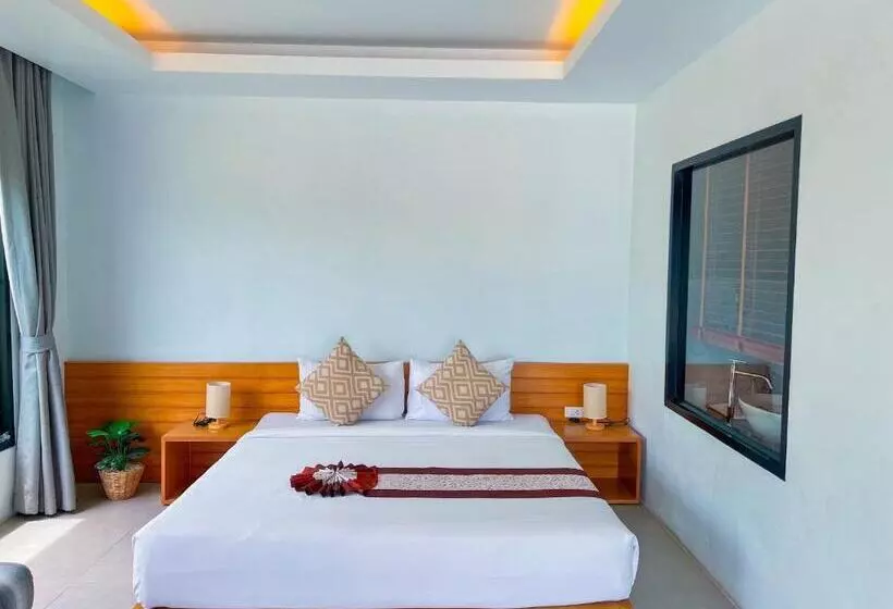 オーシャンビューデラックスルーム, White Sand Halal House Krabi