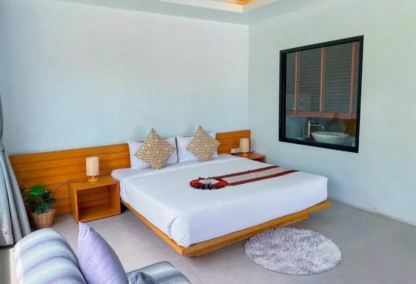 オーシャンビューデラックスルーム, White Sand Halal House Krabi