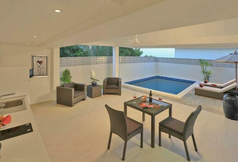 فيلا غرفة نوم واحدة مع مسبح, Samui Blue Orchid  Adult Only