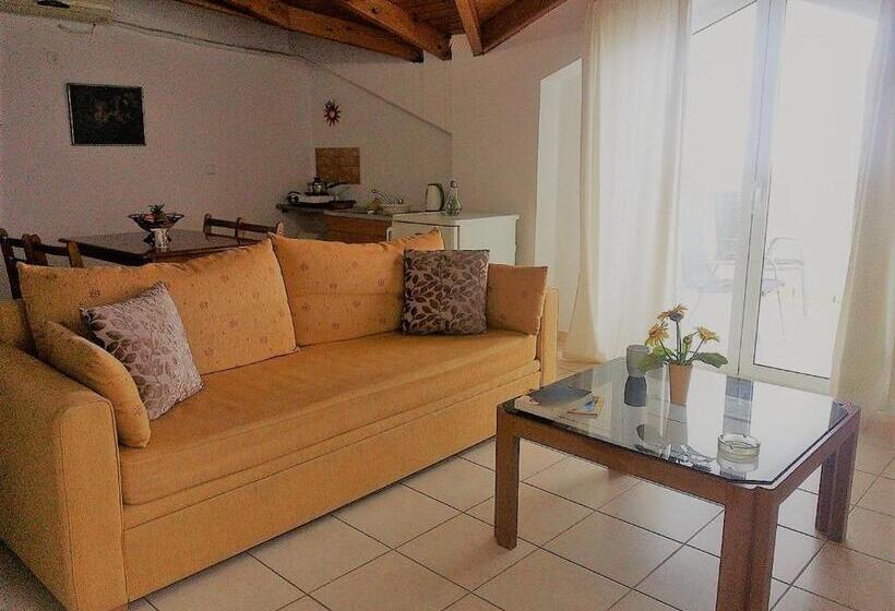 침실 2개 바다 전망 아파트, Casa De Blue Studios & Apartments