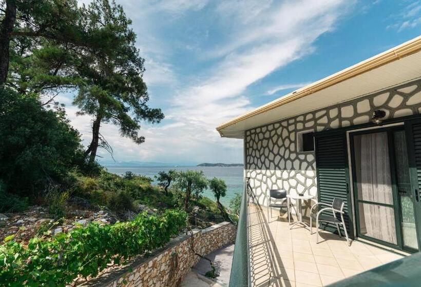 标准间侧面带海景, Villa Nisteri