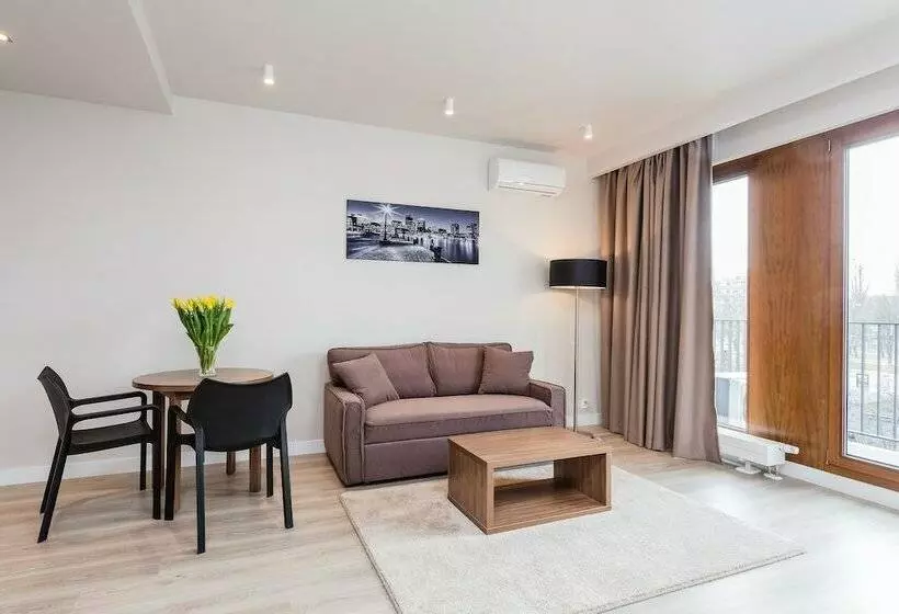 １ベッドルームのスーペリアアパートメント, Platinum Residence Mokotów