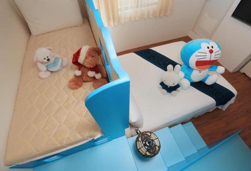 اتاق استاندارد چهار تخته, Yilan Homeland B&b