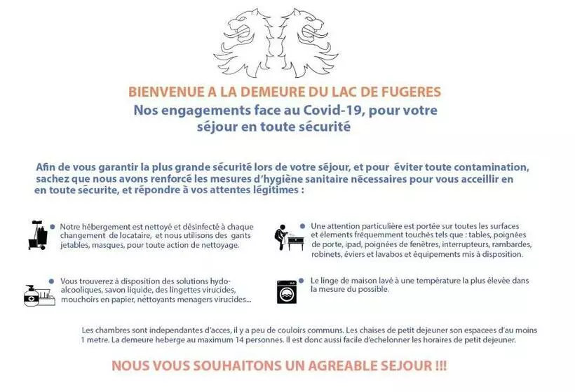 اتاق استاندارد, La Demeure Du Lac De Fugeres