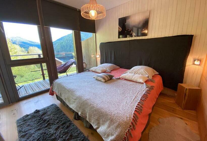 חדר סטנדרט נוף להרים, Le Chalet Du Blanc Spa Yoga