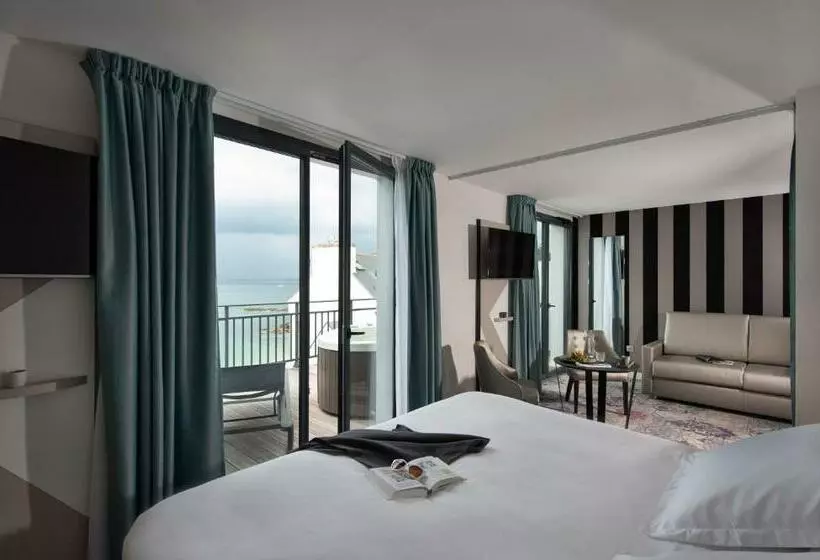 オーシャンビューデラックスジュニアスイート, Hôtel Valdys Thalasso & Spa   La Baie