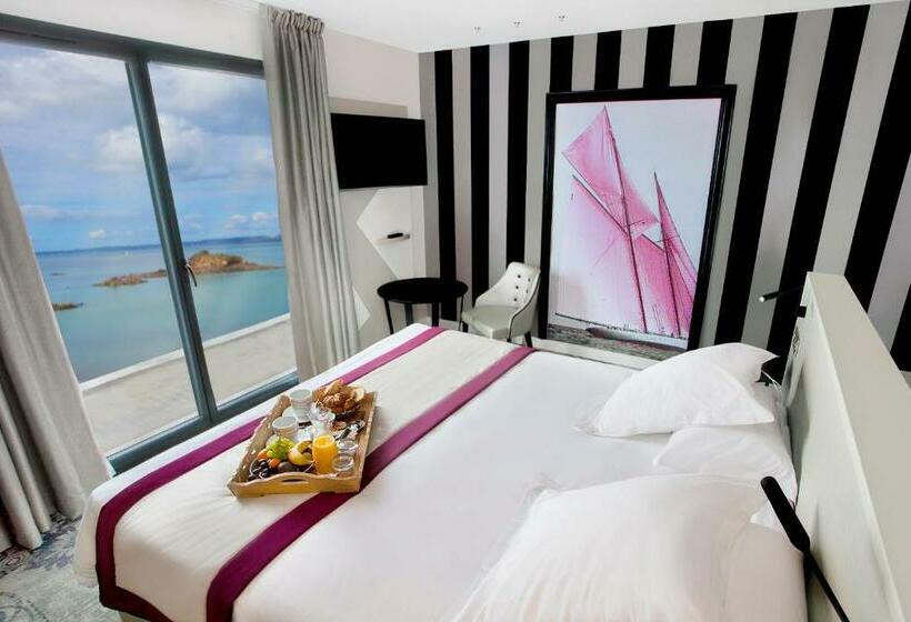 اتاق سوپریور با چشم‌انداز دریا, Hôtel Valdys Thalasso & Spa   La Baie
