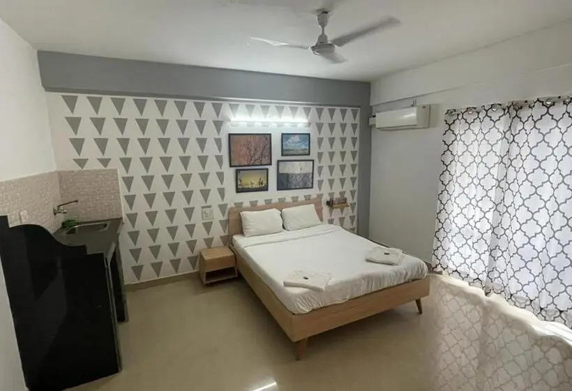 اتاق استاندارد با بالکن, Priti Guest House Calangute Beach