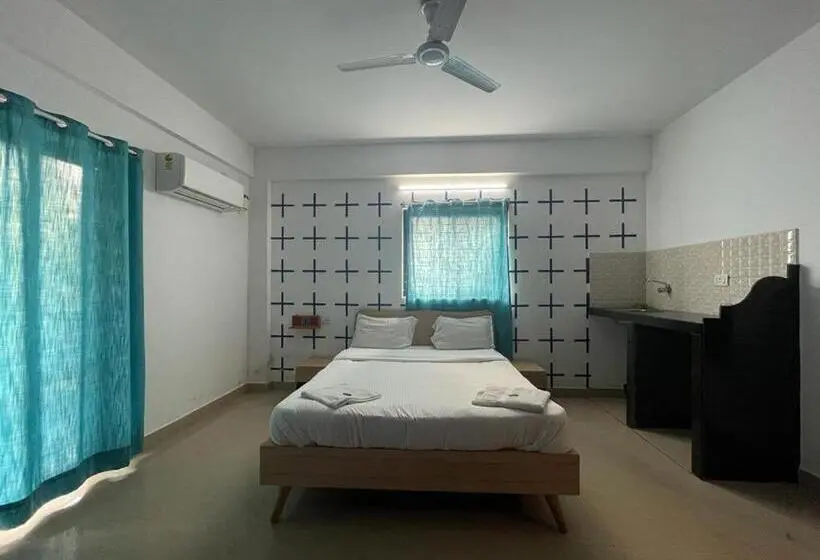 اتاق استاندارد با بالکن, Priti Guest House Calangute Beach