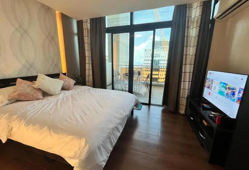 バルコニー付きスタンダードステューディオ, Appleone Ayala Condo With Balcony