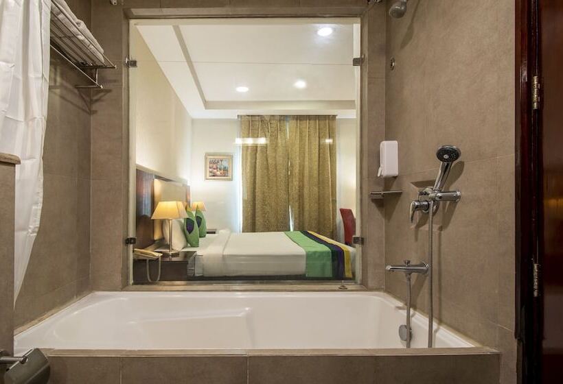 غرفة ديلوكس, Treebo Trend Grenville Near Udyog Vihar
