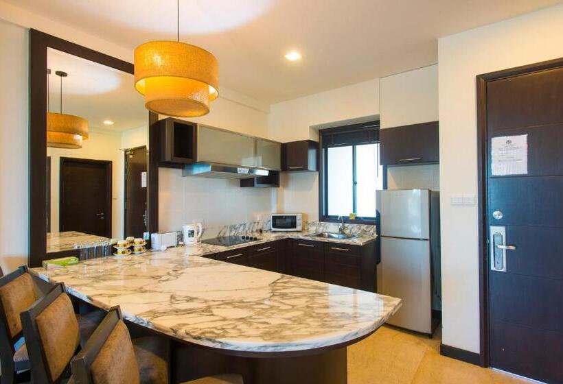 סוויטת 2 חדרי שינה, Sabah Beach Villas & Suites