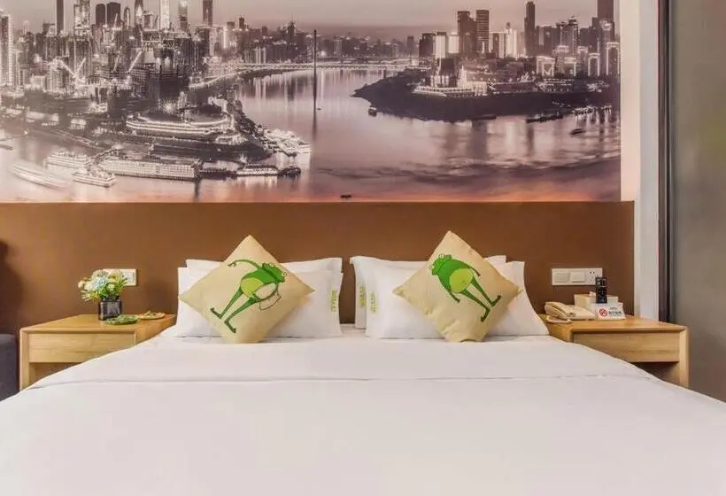 اتاق لوکس با تخت دو نفره بزرگ, Heye International Youth Hostel