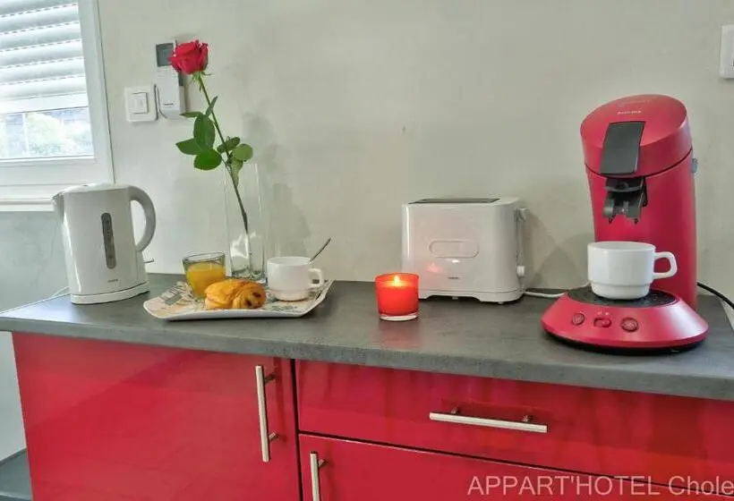 Huoneisto 1 Makuuhuone, Appart Hotel Cholet Carteron