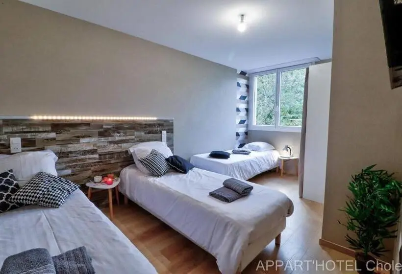 Huoneisto 2 Makuuhuonetta, Appart Hotel Cholet Carteron
