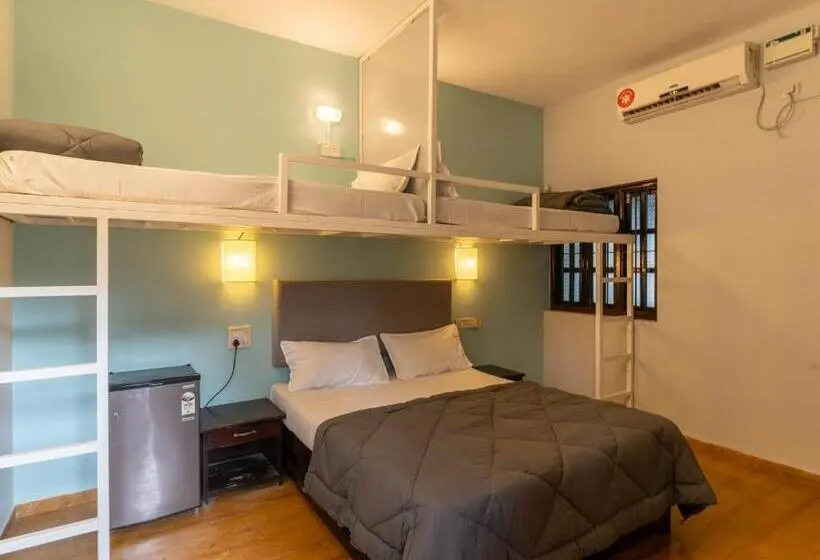 ファミリールーム, Madpackers Goa Anjuna Bunks, Rooms, Community