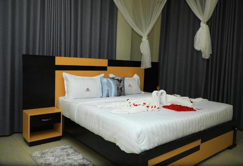 اتاق استاندارد با تخت بزرگ, Galaxy Motel Kampala