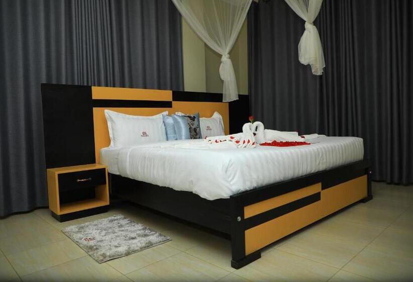 اتاق استاندارد با تخت بزرگ, Galaxy Motel Kampala