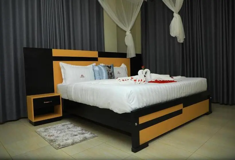 اتاق استاندارد با تخت بزرگ, Galaxy Motel Kampala