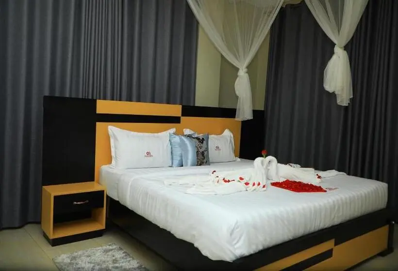 اتاق استاندارد با تخت بزرگ, Galaxy Motel Kampala