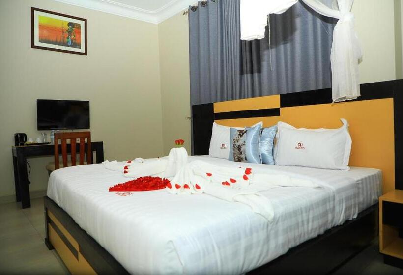اتاق استاندارد با تخت بزرگ, Galaxy Motel Kampala