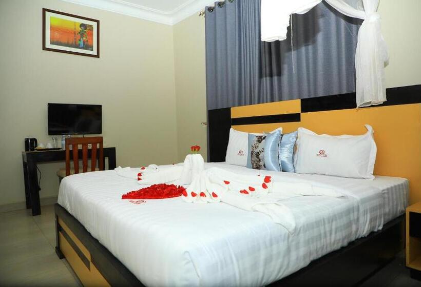اتاق استاندارد با تخت بزرگ, Galaxy Motel Kampala