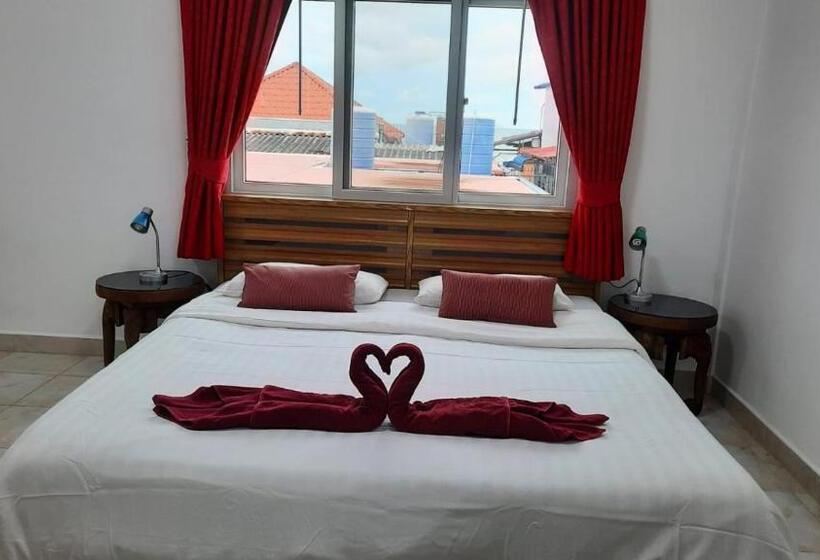 شقة غرفة واحدة مطلة على البحر, Happy Beach Jomtien Guesthouse