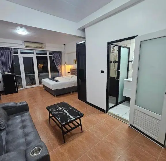 Standard-huone Parveke, Happy Beach Jomtien Guesthouse