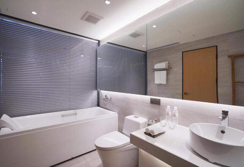 غرفة ديلوكس, Jiushui Heyuan Art Design