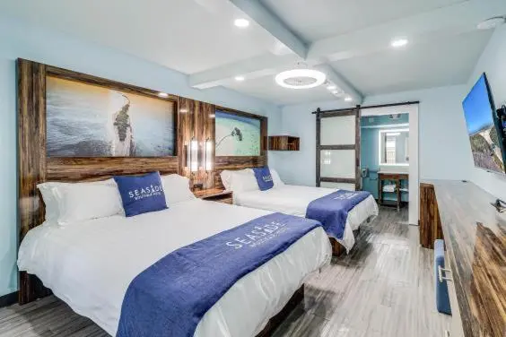 身障者適用スタンダードルーム, Seaside Boutique Hotel, Waves At Your Doorstep