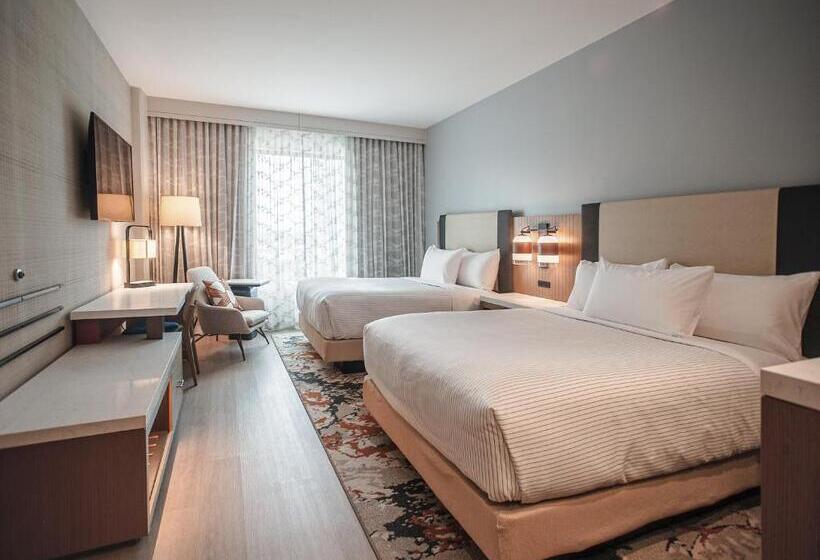 חדר סטנדרט לארבעה, Cambria Hotel Austin Downtown