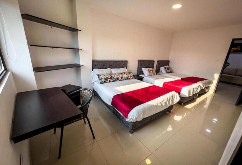 اتاق استاندارد چهار تخته, Boutique Veracruz Termales