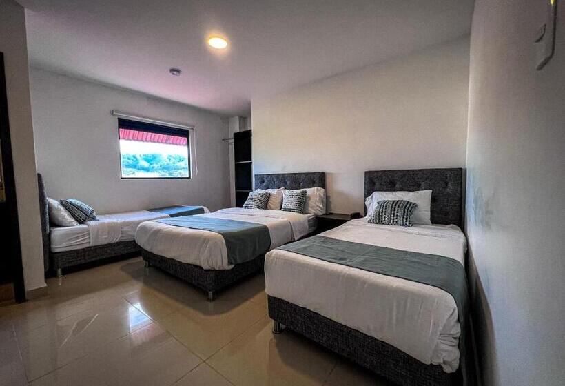 اتاق استاندارد چهار تخته, Boutique Veracruz Termales