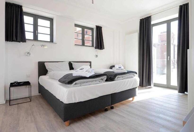 Апартаменты 1 Спальня с Балконом, Ohlerich Speicher App_ 08